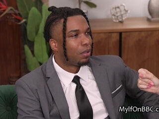 Landlord makes busty tenant squirt