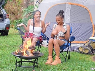 Maya Farrell Hot Lesbian Outdoor Sex