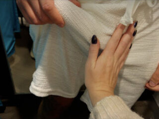She Couldn&#039;t Wait - Wild Changing Room Fuck During Shopping Trip!