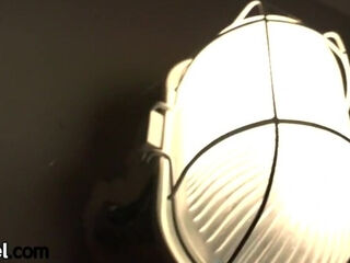 Busty hostel room MILFS 3way drilled by military man