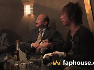 Horny Japanese Queen Goes Wild in Club with Older Dude - Uncensored XXX!