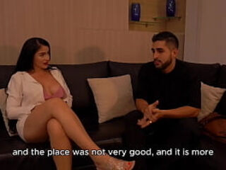 BUSTY MILF-The real estate agent gives me a warm welcome to my new home.