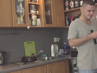 horny guy seductes blonde executor