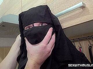 Jana - unshaved Muslim wifey Was disciplined By rock hard hook-up