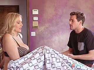 Buxomy Fools Around With Her son - Julia Ann