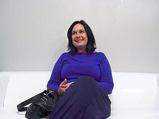 Huge-boobed Mature point of view screw