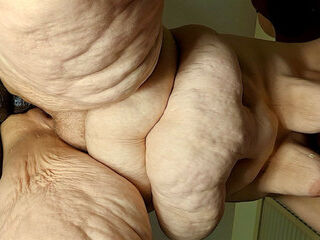 Big fat woman get fucked real hard, then old guy black cock started pumping huge loads of cum inside her pusssy - big ass BBW