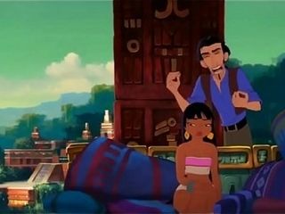 Fuck-a-thon vignette in Disney flick the Road to El Dorado renowned cartoons