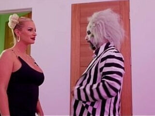 Rachael Cavalli Loses Her Mind Squirting on Beetlejuice'_s Hard Cock - Beetlejuice Porn Cosplay Parody