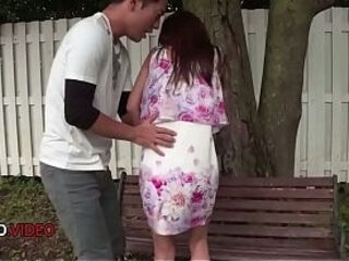 Mature Asian Goddess Miu Suzuha'_s Sensual Outdoor Blowjob Performance
