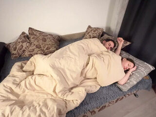 Stepson Shares Bed With Stepmom, Really Amateur