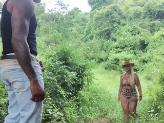 Wild Dogging, Tourist in the Forest Fucks the Ass. Huge Anaconda, Left It All Broken to the Extreme - Part 1