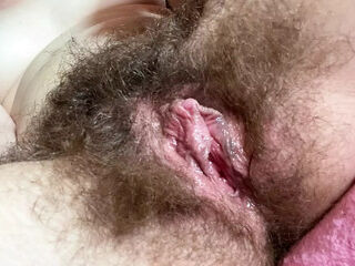 big clit rubbing real orgasm hairy bush