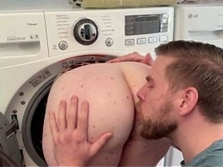 Fucking My Pawg Stepmom STUCK in the Washing Machine - Steve Rickz, Bigbootyandbeast