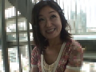 J-Granny Chiyo Yamabe Shows Off Very Hairy Pussy All Creampie Soaked