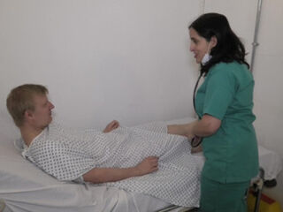 Busty Nurse Lorelei Administers Her Favourite Medicine