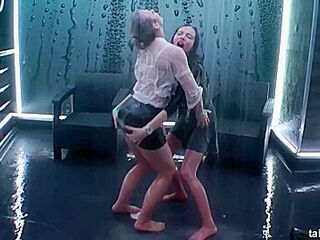 Scandalous Shower Time, Hot Little Sluts Having Fun