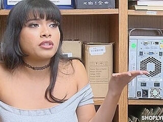Petite Asian teen 18+ Gets Punished For Shoplifting