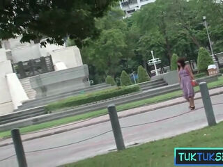 Zero English Thai MILF gets picked up