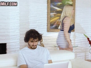 Sensational MILF banged by thick dick in shaved pussy