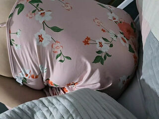 Step mom in bed with naked step son having a big erection