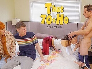 Tyler Nixon, Rion King And Emily Willis In That 70s Ho The Fourth Wheel