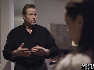 Busty tiny Latina teen babysitter railed