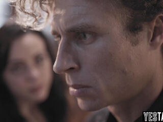 Horny MILF reporter dominated and railed