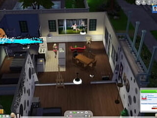 Sims 4 - Going on dates, random threesome and getting a job