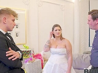 Bbw Bride Decided To Cheat On Her Fiance Before The Wedding