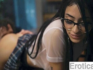 Naughty College student 18+ Spanked Wt Cock By Teacher