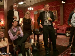 Tightly bound MILF pussy vibed