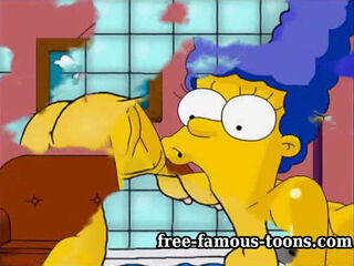 Mature Marge Simpson cheating hentai