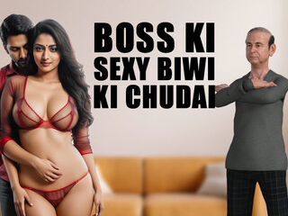 Boss&#039;s sexy wife fucked in front of boss