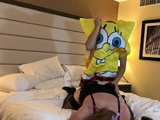 Spongebob Fucks a Hot MILF Trans Woman