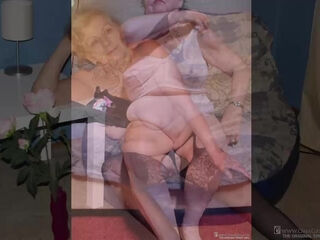 Scantily clad grandmothers in bathrobes