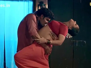 Indian cougar With huge funbags And wooly Bhabhi Having hump With Watchman With huge hard-on