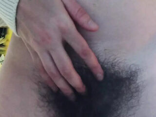Hairy dance show 2. Big hairy pussy, armpits and asshole. Sweater.