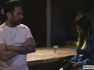 Please put on the mask and fist me rough