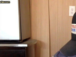 Bottom gloryhole DILF sucks and gets fucked by BFs cock