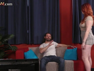 CFNM femdom British ladies suck and jerk cock in group