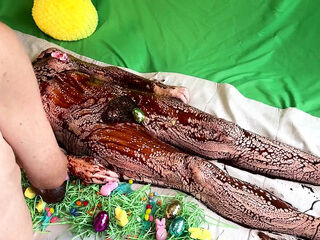 I Got Carried Away with the Chocolate When Making Easter Eggs