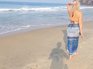 Amateur Blonde Mature Wife Enjoys Sex After Walking